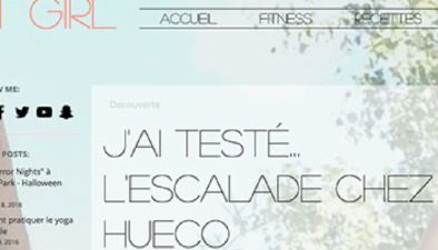 Article de blog sur L Fit Girl concernant hueco